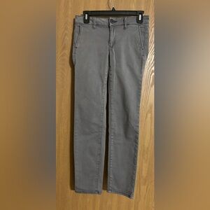 American Eagle Grey pants size 2 short skinny